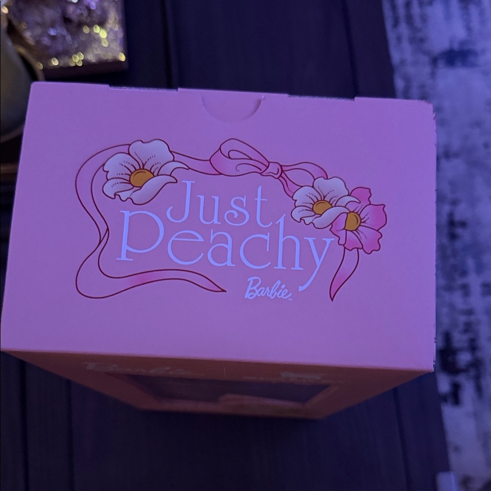 New Stanley Barbie Peach Floral Tumbler - Picture 2 of 7
